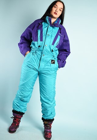 80'S RETRO SERGIO TACCHINI SPORTS SKIING WINTER JUMPSUIT