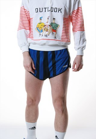 90S VINTAGE ADIDAS SPORTS SHORTS LOGO OVERSIZED 13240