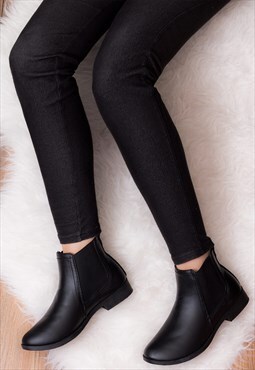ASOS Marketplace | Buy & sell new, pre Maximo Flat Chelsea Ankle Boots Black