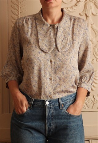 PASTEL LAVALIERE BLOUSE