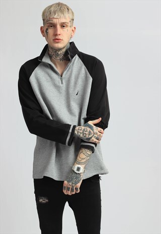 VINTAGE NAUTICA 1/4 ZIP SWEATSHIRT