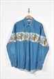Vintage Wrangler Western Shirt Eagle Print Long Sleeve XL