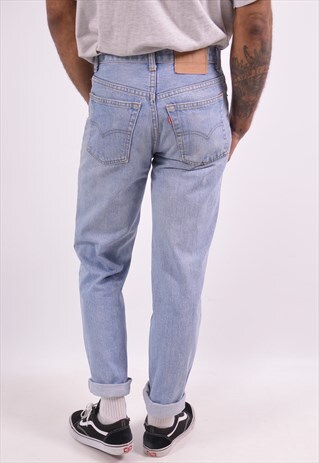 LEVI'S 501 MENS VINTAGE JEANS W29 L32 BLUE 90S