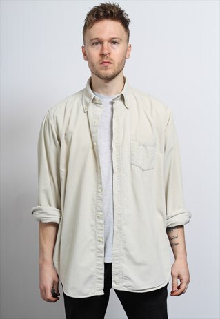 VINTAGE CORDUROY SHIRT CREAM