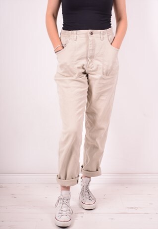 LEE WOMENS VINTAGE JEANS W30 L30 GREY 90S