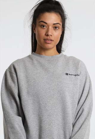 90S CHAMPION EMBROIDERED SPELLOUT SWEATSHIRT