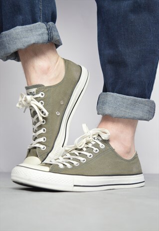 VINTAGE 90S CONVERSE GREY OX SHOES GRUNGE PREPPY RETRO