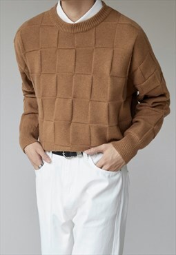 Men's Bump design sweater AW VOL.7