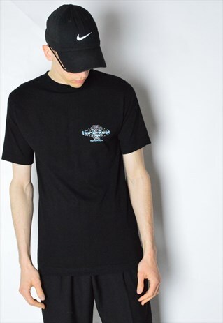 VINTAGE 90S BLACK HARD ROCK CAFE T-SHIRT