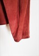 VINTAGE NEW OLD DUSTY ROSE WESTERN FRINGE SUEDE JACKET SIZE 