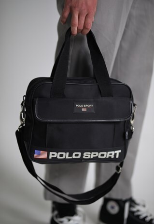 RARE VINTAGE POLO RALPH LAUREN CROSS BODY SIDE BAG
