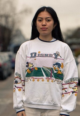 VINTAGE DISNEY MICKEY MOUSE SWEATSHIRT IN 90S PATTERN