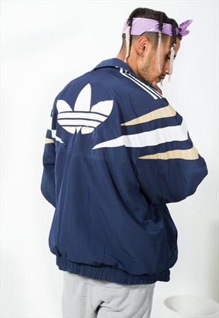 CREMALLERA VINTAGE ADIDAS SPORT SHELL JACKET / S1930