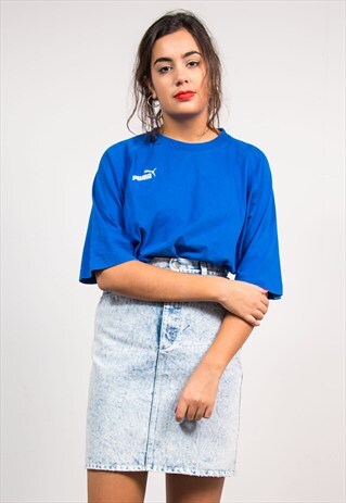 90'S VINTAGE BLUE PUMA T-SHIRT