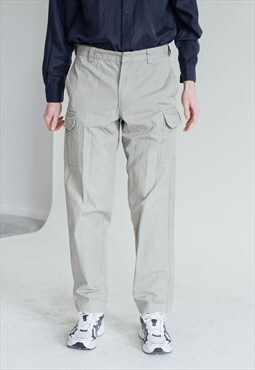 Vintage Malboro Straight Fit Cargo Men Pants Trousers W36