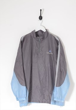 Vintage disney 1/4 zip pullover jacket grey 2xl BV8321
