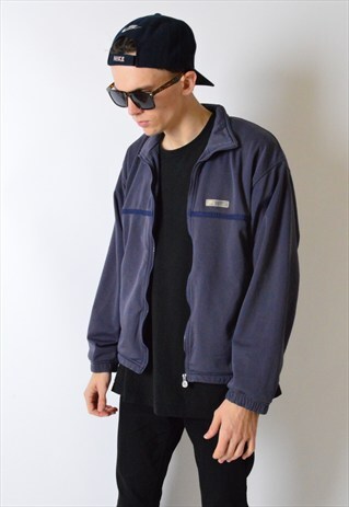 VINTAGE 90S BLUEISH GREY NIKE SPORTS JACKET