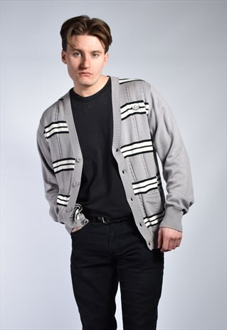 VINTAGE 90S ADIDAS TREFOIL CARDIGAN