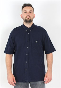 Devanlay XL Full Button Up Formal Polo Shirt Casual Top