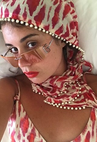 PINK DOLCE AND GABBANA Y2K SUNGLASSES DESIGNER