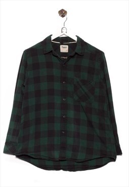 Vintge  Ralph Lauren Chaps Flannel Shirt Checkered Pattern N
