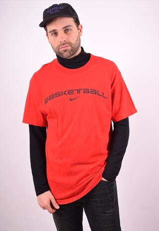 NIKE MENS VINTAGE T-SHIRT TOP LARGE