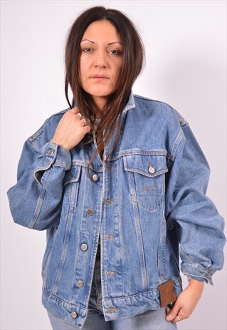 VINTAGE FERRE DENIM JACKET BLUE