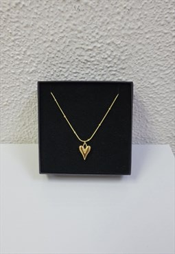 Everly French Heart Necklace