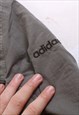 VINTAGE 90'S ADIDAS PUFFER JACKET LONG BODY BUTTON UP