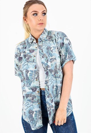 VINTAGE PATTERNED SHIRT S460
