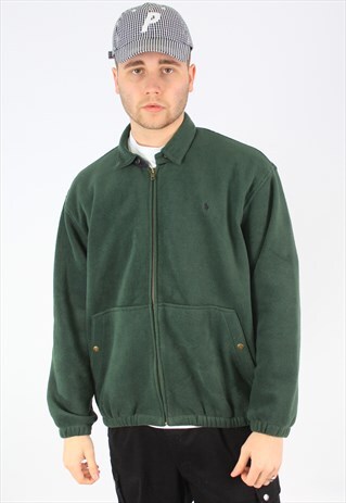 RALPH LAUREN POLO FLEECE HARRINGTON BOMBER JACKET
