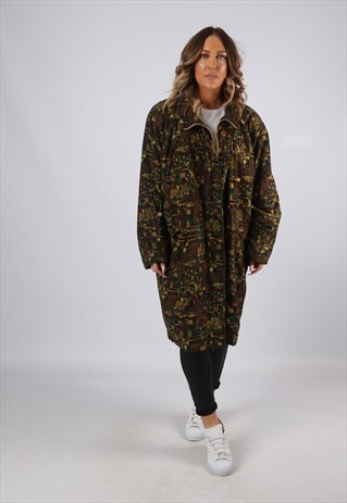 SKI JACKET SNOW SPORTS OVERSIZED PATTERNED UK 18 (GJBG)