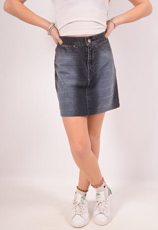 VINTAGE LEVI'S 621 DENIM SKIRT BLUE