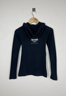Womens Vintage 90s HARLEY-DAVIDSON Long Sleeve Top 