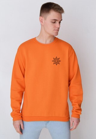 ORANGE WHEEL SWEATSHIRT