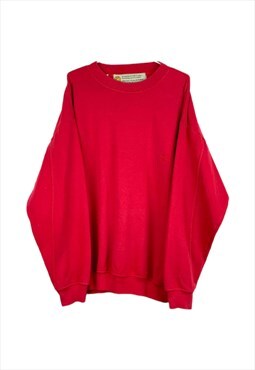 Vintage Classic Sweatshirt in Red XL