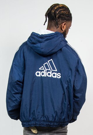 ADIDAS VINTAGE 90'S HOODED JACKET