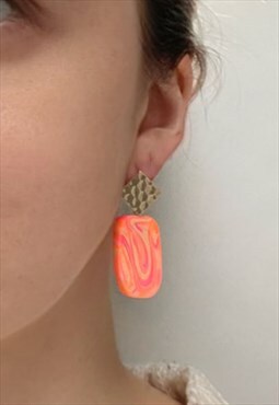 Neon Dangle earrings 