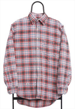 Vintage Valentino Jeans Red Check Flannel Shirt Mens