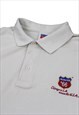 ROUTE 66 EMBROIDERED CREAM POLO SHIRT