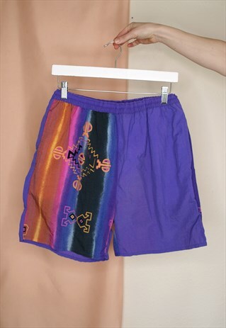 80'S JAZZY SWIM SHORTS