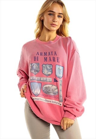 VINTAGE ARMATA DI MARE LOGO SWEATSHIRT SW223