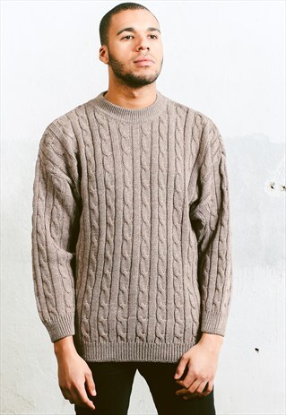 VINTAGE CABLE KNIT JUMPER