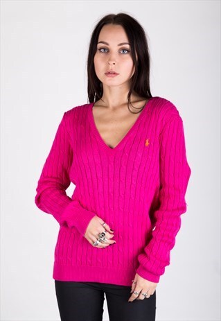 VINTAGE RALPH LAUREN KNITTED JUMPER