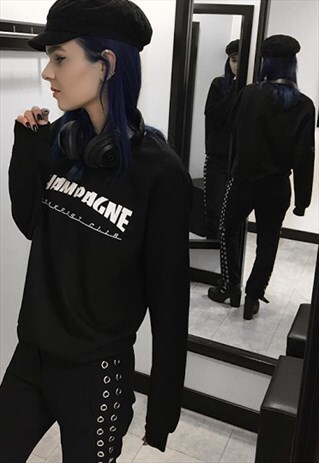CHAMPAGNE BREAKFAST CLUB SWEATER