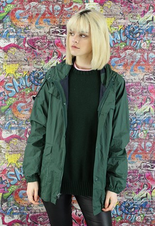 VINTAGE 90S SHELL JACKET/WINDBREAKER. UNISEX SPORTSWEAR.