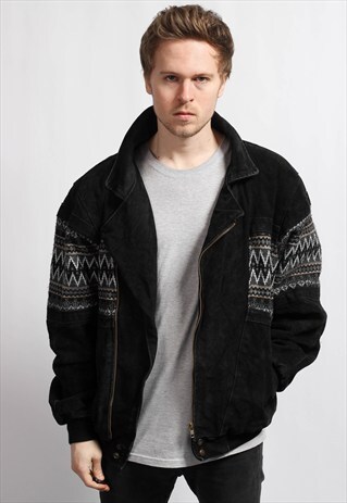 VINTAGE SUEDE AZTEC JACKET