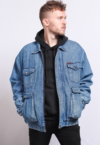 VINTAGE FLEECE LINED DENIM JACKET