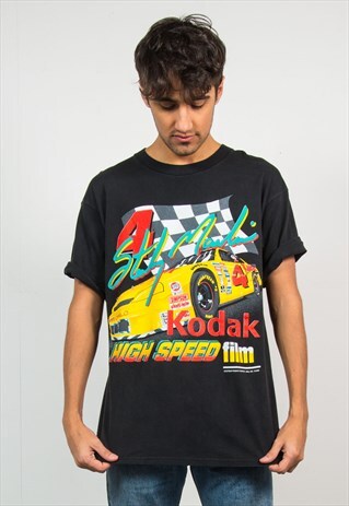 STERLING MARTIN NASCAR T-SHIRT VINTAGE 90'S KODAK