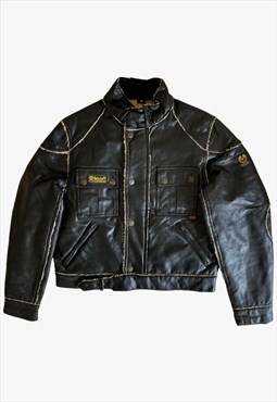 Vintage Women's Belstaff Faux Leather Utility Jacket